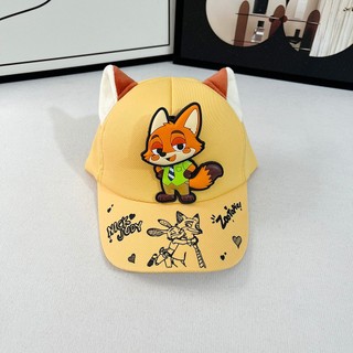 Trẻ Em Zootopia Nick Và Judy Mũ Cho Bé Trai Và Bé Gái Mũ Bóng Chày Với Họa Tiết Hoạt Hình 3D Thích Hợp Cho Bé 2-7 Tuổi