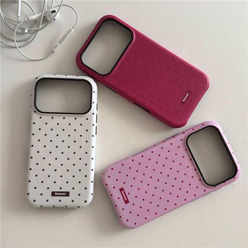 Ốp điện thoại chất liệu Acrylic + TPU có họa tiết chấm cát cho iPhone 17 Pro Max