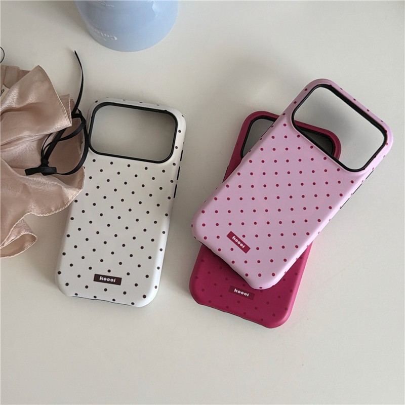 Ốp điện thoại chất liệu Acrylic + TPU có họa tiết chấm cát cho iPhone 17 Pro Max