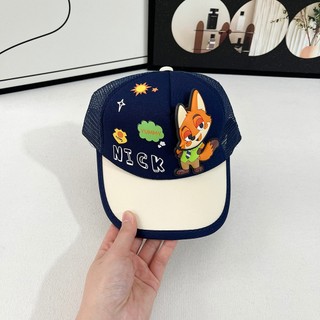 Trẻ Em Zootopia Nick Và Judy Mũ Cho Bé Trai Và Bé Gái Mũ Bóng Chày Thoáng Khí Với Họa Tiết Hoạt Hình 3D Thích Hợp Cho Bé 2-7 Tuổi