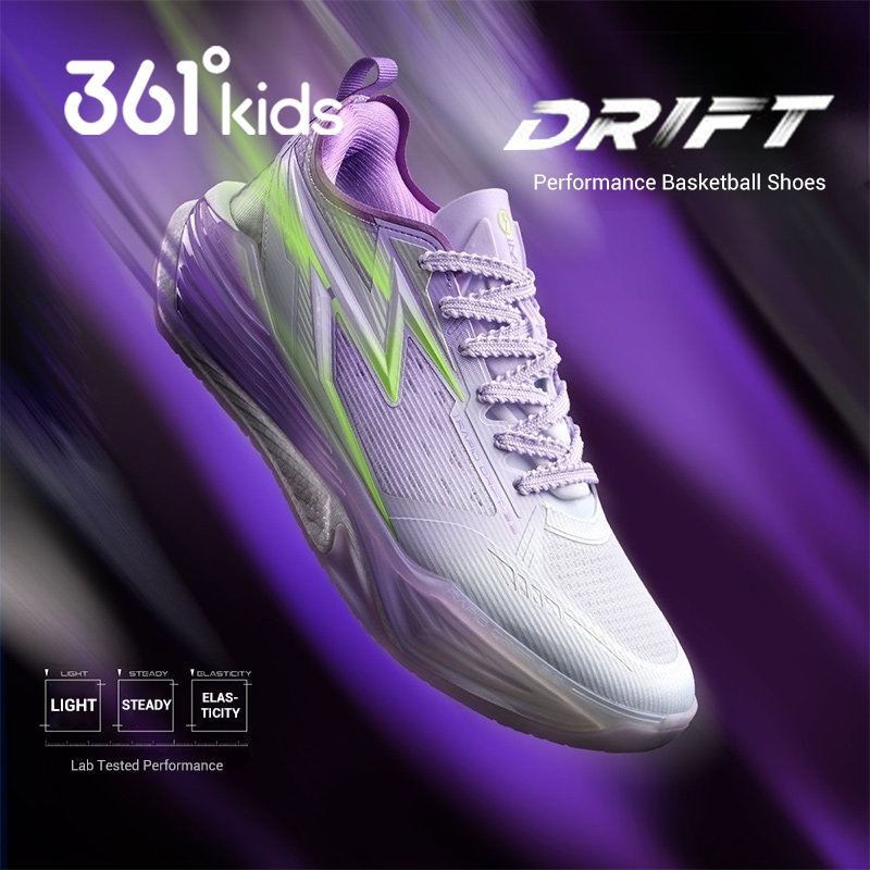 Giày bóng rổ trẻ em 361 độ Drift 3.0 Giày thể thao bé trai dành cho thanh thiếu niên