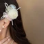 Kẹp tóc voan hoa hồng pastel, phù hợp cho phù dâu cưới