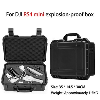 Dành Cho DJI RS4 mini Hộp An Toàn Chống Cháy Nổ Túi Bảo Quản Chống Thấm Nước Bảo Vệ Túi Đeo Vai Ngoài Trời Vali Phụ Kiện camera