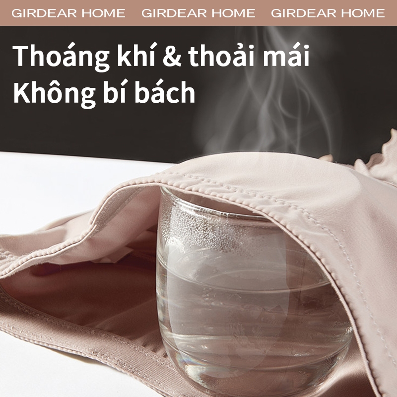 Girdear Home Thắt Lưng Nhà Cao Cấp Ren Bụng Kiểm Soát Quần Lót Nữ Cotton Đáy Không Đi Lên Sau Sinh Định Hình Hip Nâng Chống Phơi Quần Short An Toàn 3 Trong 1 Mùa Hè, 7611AC04