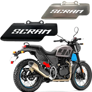 Dành Cho Himalayan scram 411 2022 2023 Phụ Kiện Xe Máy Phanh Sau Chủ Xi Lanh Bảo Vệ Bao Da Bảo Vệ