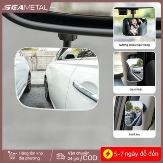 BIỂU TƯỢNG 360° Gương chiếu hậu ô tô HD có thể điều chỉnh Góc rộng Gương phụ trợ an toàn Xe Gương chiếu hậu đa năng