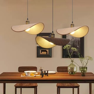 AIMI Đèn Chùm Vải Trung Quốc Wabi Sabi Mặt Dây Chuyền Trang Trí Cho Phòng Trà Phòng Ăn Nhà Bếp Ăn Uống Cổ Điển Sống Treo Chiếu Sáng