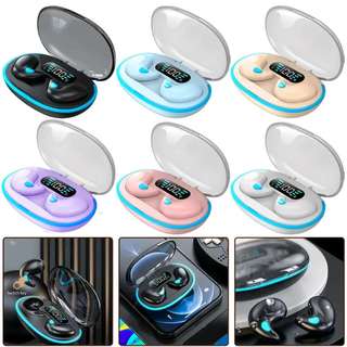 Tai nghe ngủ KY X55 (Tặng kèm 2 phần quà: 1 bộ sticker hoạt hình + 1 cặp bao ngón tay chơi game) — Âm thanh Stereo chuẩn Hi-Fi, Chống nước IPX5, Khử tiếng ồn, Điều khiển cảm ứng