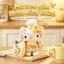 Kem Màu Vàng HelloKitty Túi Mặt Dây Chuyền Búp Bê Sang Trọng Bạn Gái Sinh Nhật Bạn Gái Quà Tặng Đồ Trang Trí Dễ Thương