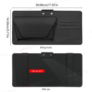 Bộ mở rộng tấm che nắng ô tô SEAMETAL Chống chói Chống tia cực tím Tấm che nắng đa chức năng 2 trong 1