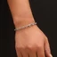 Vòng tay steel không gỉ hình bầu dục mạ vàng, phong cách sang trọng và trendy như Jennie BlackPink-KY