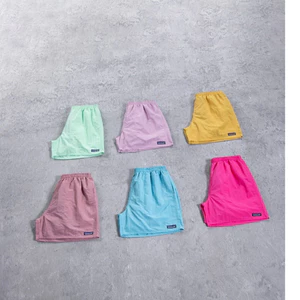 Quần short thắt lưng dây rút co giãn Unisex, vải dệt, chống nước, chống tia cực tím, Colorway mới