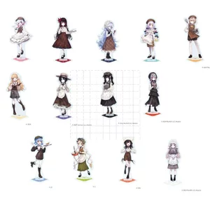 Phiên bản thử nghiệm phù thủy cô gái ma thuật Cafe Staff Ver. Chân đế Acrylic Eman Anime Hình trưng bày trang trí bàn làm việc