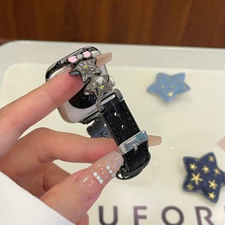 Dây đeo denim chắp vá hình ngôi sao nơ cho dây đeo đồng hồ phổ thông iwatch Series Ultra / 11 / 10 / 9, 18 / 20 / 22mm, Thích hợp cho dây đeo xiaomi 8 / 9 【 Pro 】