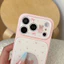 Mũ Xanh Váy Hoa Gấu Thích Hợp Cho iPhone 17Promax 16Pro 15 14 Vỏ Bảo Vệ