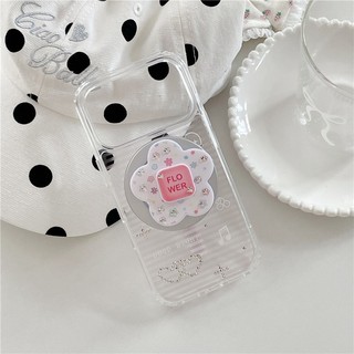 IPhone 17 Pro Max Flower dog stand pattern TPU Chất liệu IMD process phone case