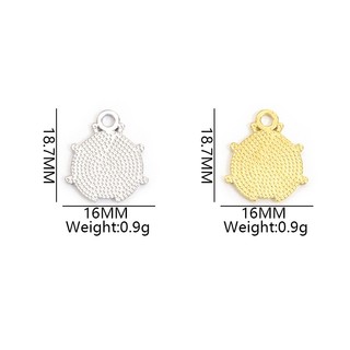10 Chiếc Nhiều Màu Nhỏ Giọt Dầu Dễ Thương Bọ Rùa Quyến Rũ Xuyên Biên Giới Phụ Kiện Trang Sức Thời Trang, 7 Màu Côn Trùng Cánh Cứng Hợp Kim Mặt Dây Chuyền Cho DIY Vòng Cổ Vòng Tay Bông Tai Móc Khóa