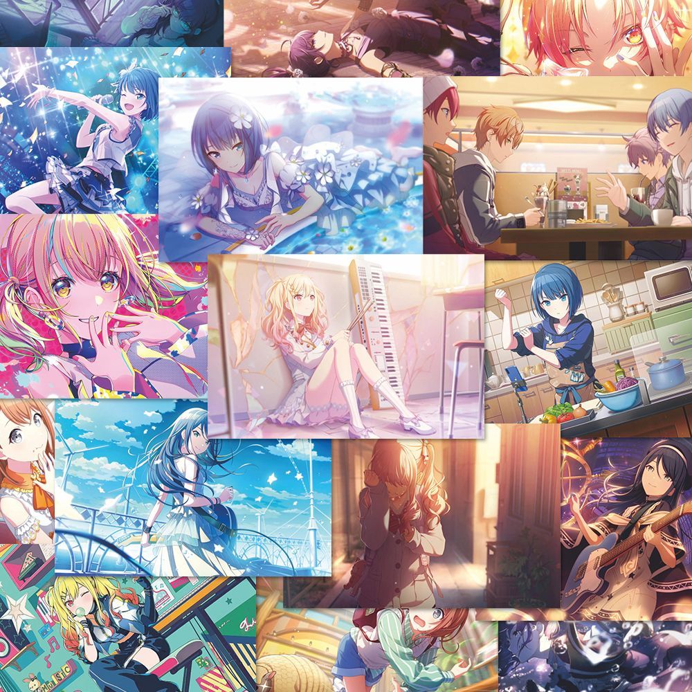 100 Miếng Dán Anime Sekai | Tsukasa Kanade Nhãn dán trang trí dễ thương cho tạp chí, sổ lưu niệm, đồ thủ công DIY, máy tính xách tay và hơn thế nữa