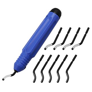 Burr Tẩy Cắt Tỉa Dao Cố Định Tay Cầm Bỏ Túi Cạp Lưỡi Deburring Đầu Cắt 3D Dụng Cụ Chế Biến Gỗ Dụng Cụ