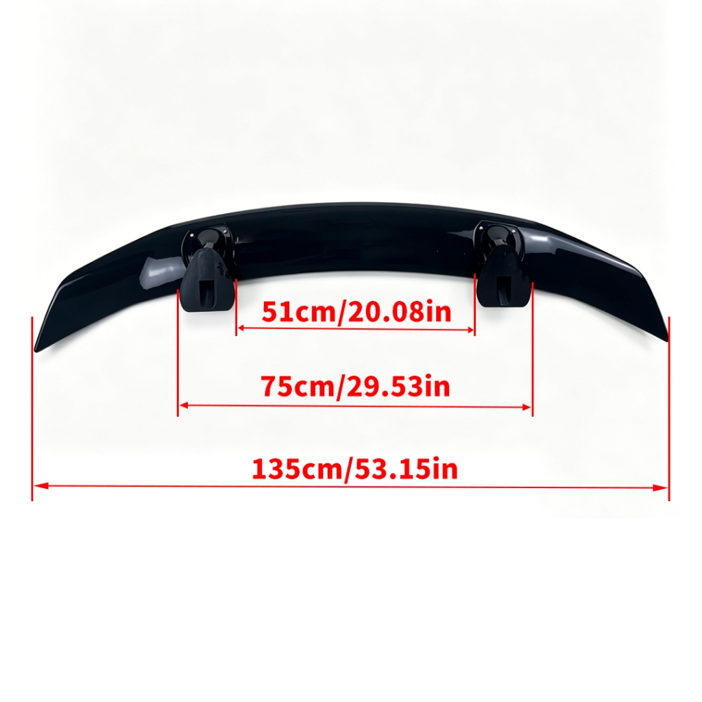 Cánh lướt gió phía sau đa năng cho 99% xe Sedan như cho Bezza Proton Saga City Vios Yaris ATIV Civic Kia Lip Sửa đổi Air Deflector Body Kit Chỉnh Trim Boot