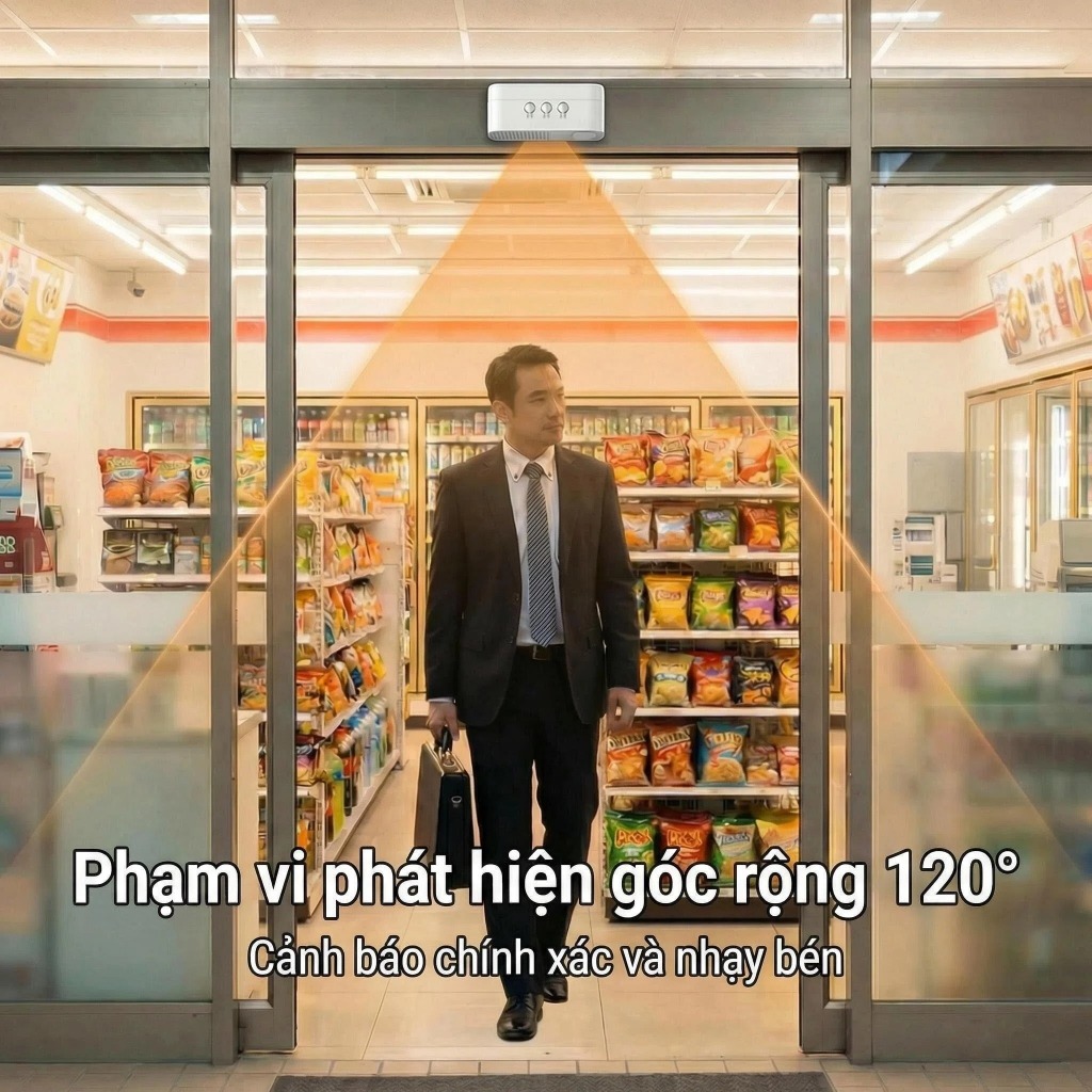Chuông cửa được chào đón, Chuông cửa cảm biến tự động, Cài đặt yêu thích tùy chỉnh, Có thể được tùy chỉnh bằng giọng nói