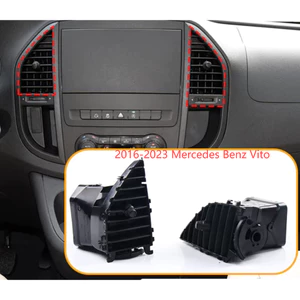 Thích hợp cho 2016-2023 Mercedes-Benz Vito W447 Bảng điều khiển trung tâm Air Outlet Nhạc cụ Ổ cắm khí trung tâm