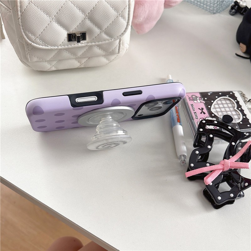 IPhone 17 Pro Max Dot Fish Roll pattern Vỏ điện thoại chất liệu PC