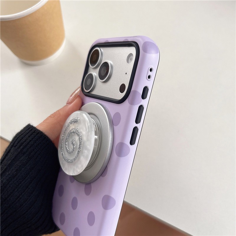 IPhone 17 Pro Max Dot Fish Roll pattern Vỏ điện thoại chất liệu PC