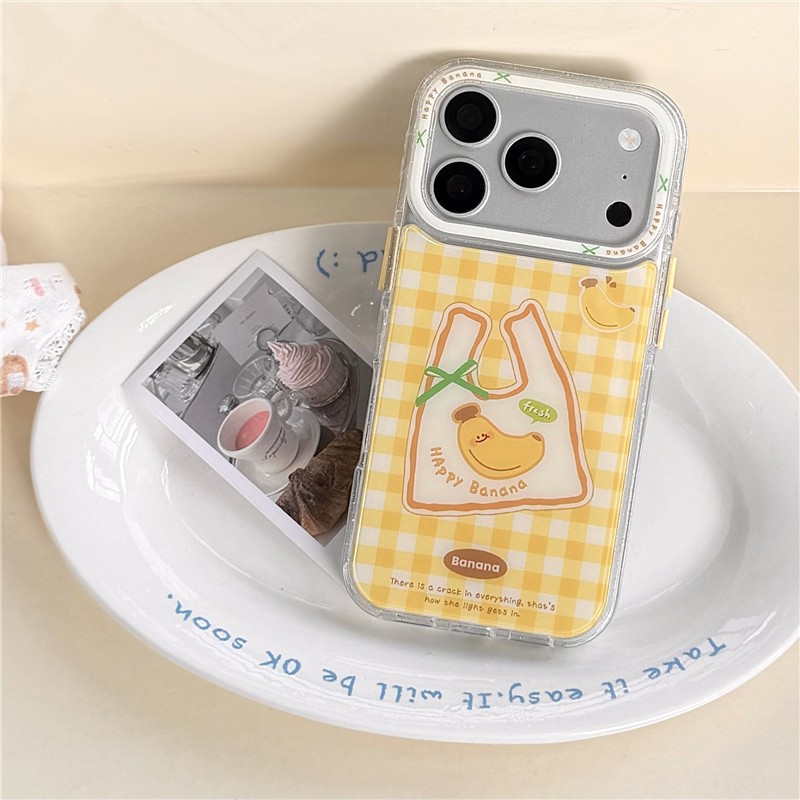 IPhone 17 Pro Max Dot Fish Roll pattern Nhúng trong vỏ điện thoại chất liệu keo