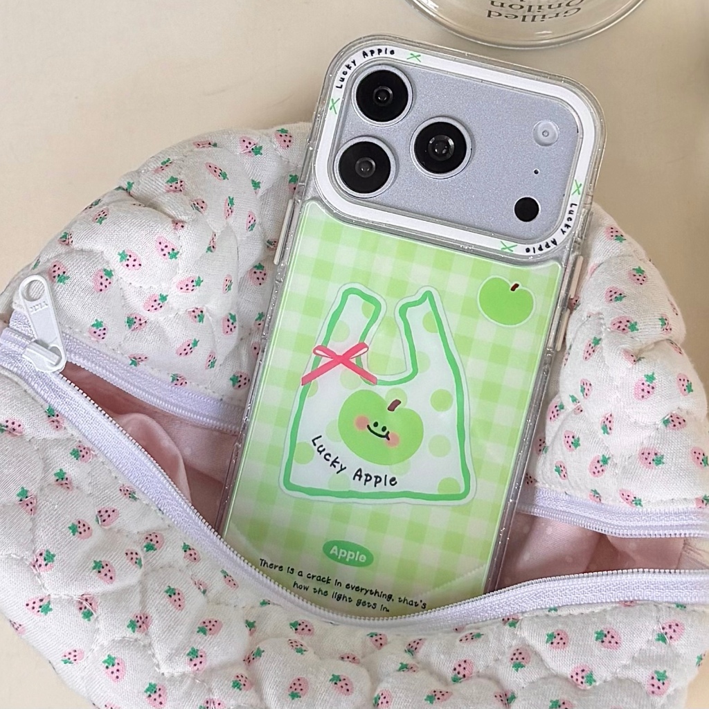 IPhone 17 Pro Max Dot Fish Roll pattern Nhúng trong vỏ điện thoại chất liệu keo