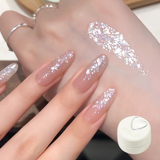 ANNIES Wedding White Shell Gel 5g Sơn móng tay Sequined Shell Làm móng tay