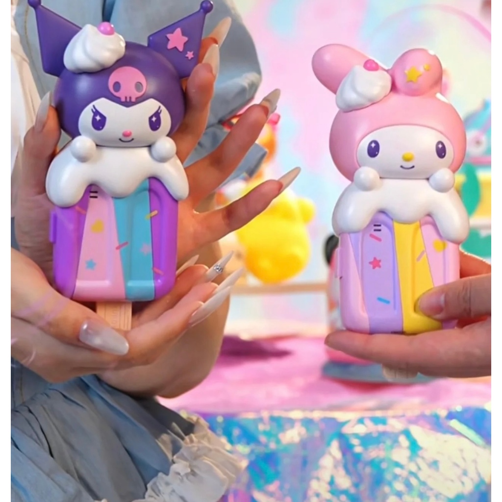 Bộ đồ chơi hợp tác KFC x Sanrio 2026, Máy bong bóng Hanton & Đèn