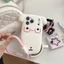 Thích hợp cho iPhone 17Promax 16Pro 15 14 13 Silicone Kính Puppy Soft Case