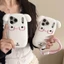 Thích hợp cho iPhone 17Promax 16Pro 15 14 13 Silicone Kính Puppy Soft Case