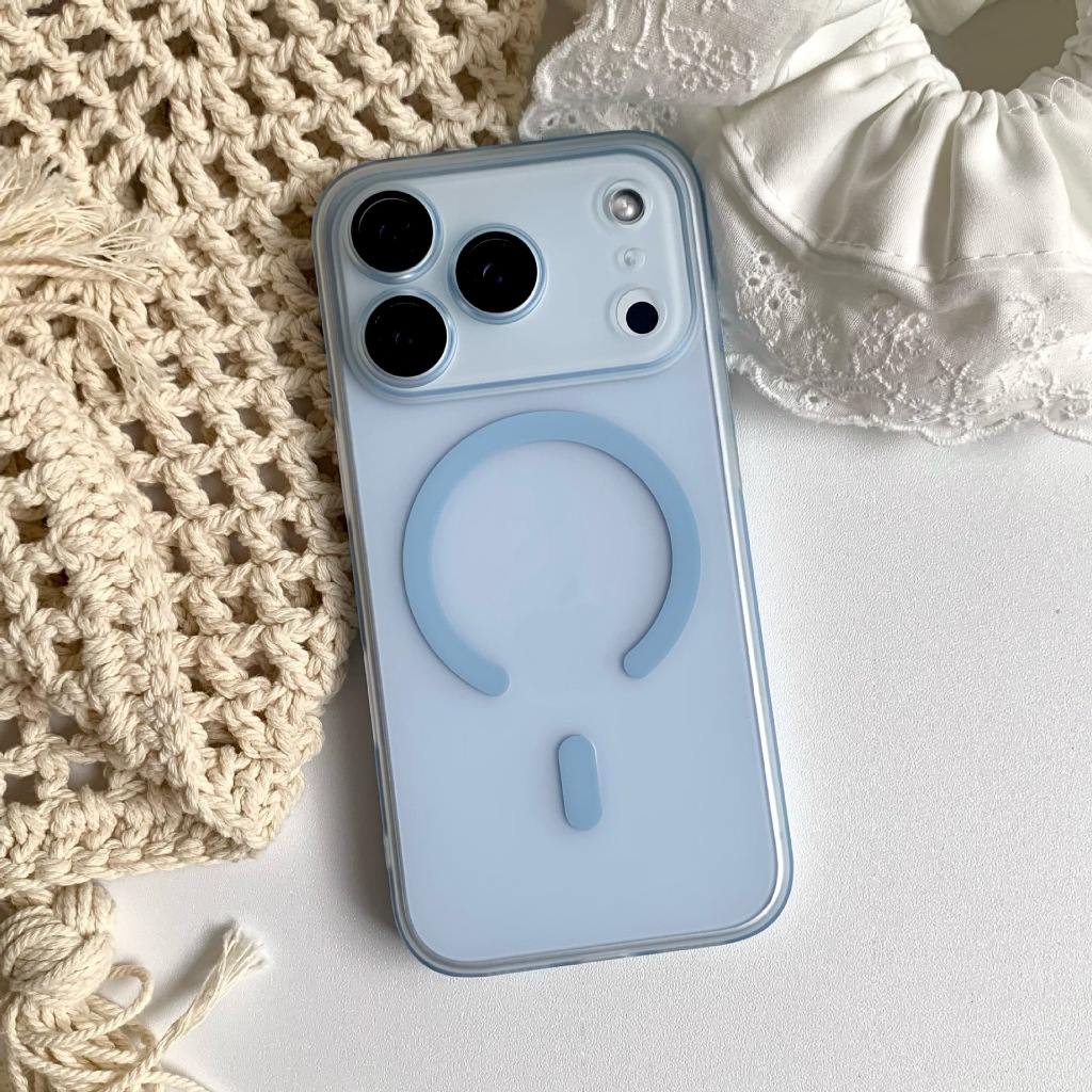 Ốp điện thoại iPhone17ProMAX áp dụng từ tính siêu mỏng Apple 16 Skin Feel Frosted with Lens Film Protection Case