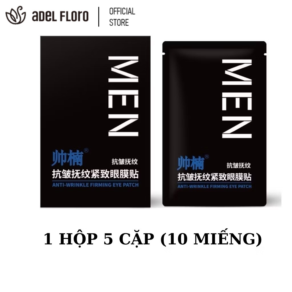 【Adel Floro】Miếng Dưỡng Mắt - Dưỡng ẩm, Giảm quầng thâm, Mờ vết nhăn, Da mắt căng mịn