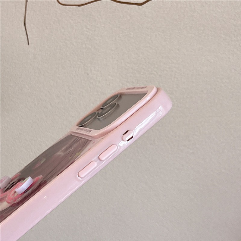 IPhone 17 Pro Max Họa tiết cô gái Truyện tranh Nhúng trong vỏ điện thoại chất liệu keo