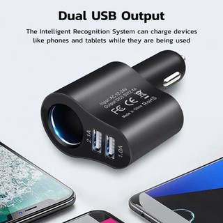 Bộ sạc 3 trong 1 ar Mini Bộ sạc xe hơi di động Cổng USB kép Bộ chuyển đổi xe hơi đa năng Bộ sạc xe hơi 12V / 24V