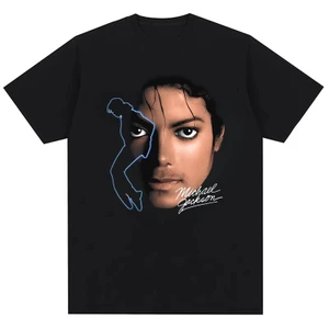 Áo thun nam cotton Michael Jackson 2026 -Style phố và hip-hop