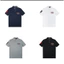Áo sơ mi Polo Unisex có Logo thêu ba chú ngựa nhỏ & in họa tiết đua ngựa thông thường, áo thun có ve áo ngắn tay