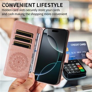 Dành Cho Iphone 12 13 14 15 16E 17E Mini Max Pro Plus Ốp Lưng Ví Da Lật Folio Silicon Mềm Tpu Cả Thân Ốp Lưng Chống Sốc Có Dây Đeo Cổ Tay