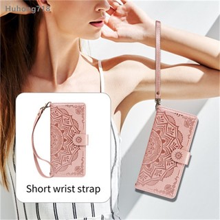 Dành Cho Iphone 12 13 14 15 16E 17E Mini Max Pro Plus Ốp Lưng Ví Da Lật Folio Silicon Mềm Tpu Cả Thân Ốp Lưng Chống Sốc Có Dây Đeo Cổ Tay