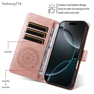 Dành Cho Iphone 12 13 14 15 16E 17E Mini Max Pro Plus Ốp Lưng Ví Da Lật Folio Silicon Mềm Tpu Cả Thân Ốp Lưng Chống Sốc Có Dây Đeo Cổ Tay