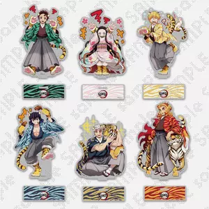 Demon Slayer Acrylic Stand - Năm con hổ -Tanjiro Nezuko Inosuke Fan-Made Anime Hình Hiển Thị