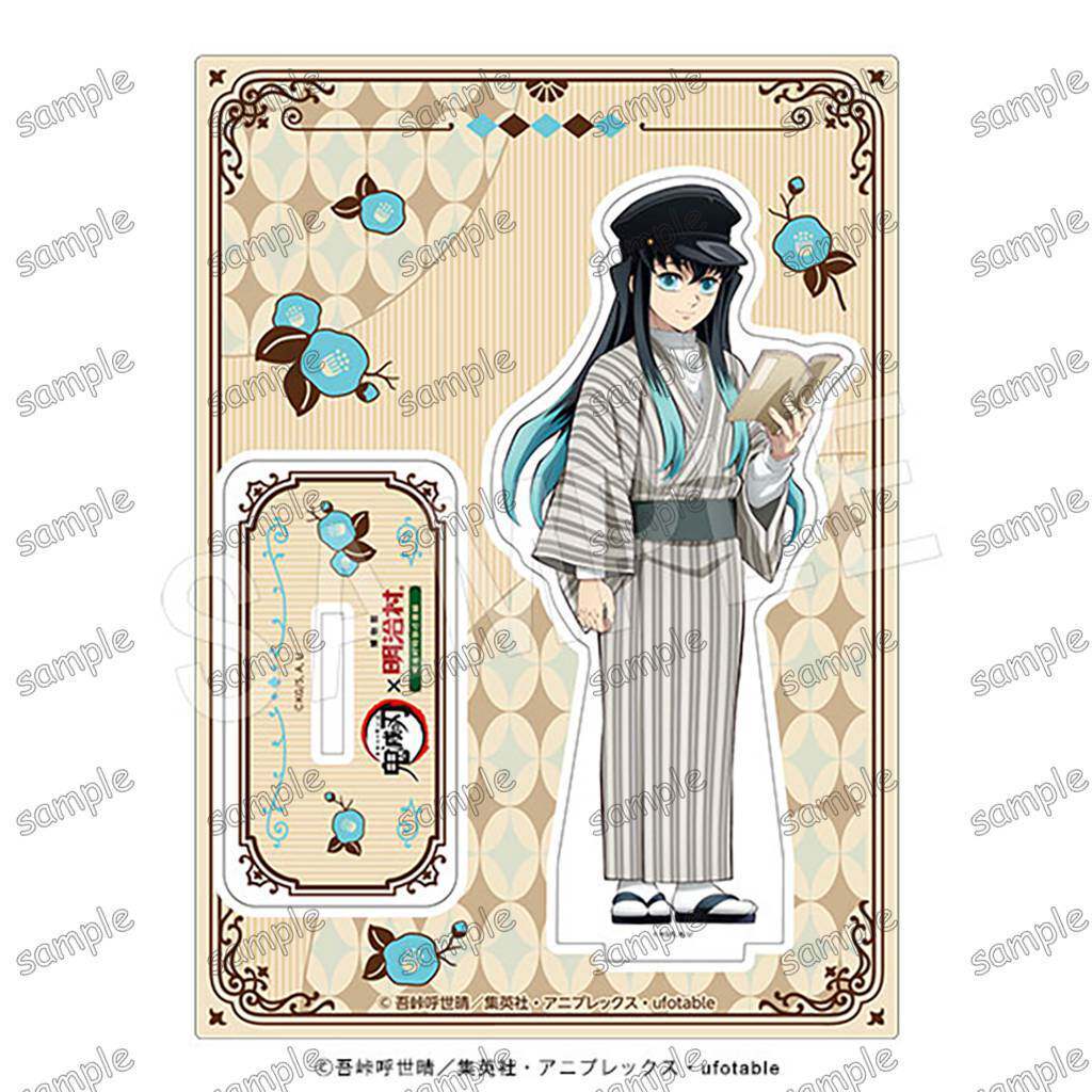 Đế Acrylic Demon Slayer Meiji Mura - Đồng phục trường học Ver.- Màn hình Anime làm quạt