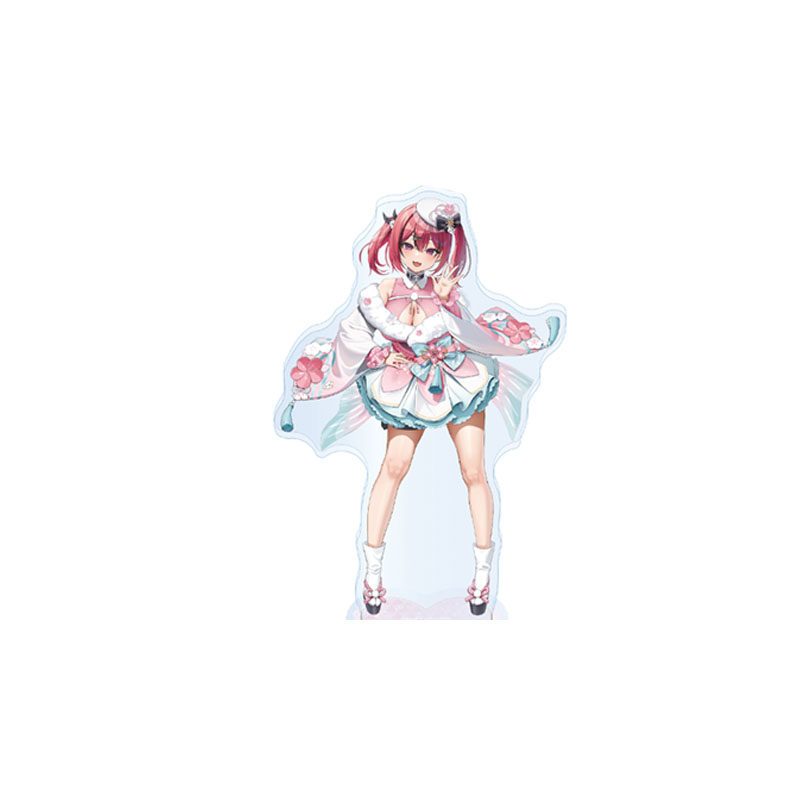 Nữ thần chiến thắng: Giá đỡ Acrylic NIKKE - Phiên bản sự kiện mùa xuân.- Màn hình hiển thị hình Anime làm bằng quạt