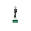 Bác sĩ STONE Acrylic Stand Black Suits Ver. Senku, Stanley, Tiến sĩ Màn hình nhân vật Anime làm bằng quạt Xeno