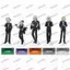 Bác sĩ STONE Acrylic Stand Black Suits Ver. Senku, Stanley, Tiến sĩ Màn hình nhân vật Anime làm bằng quạt Xeno