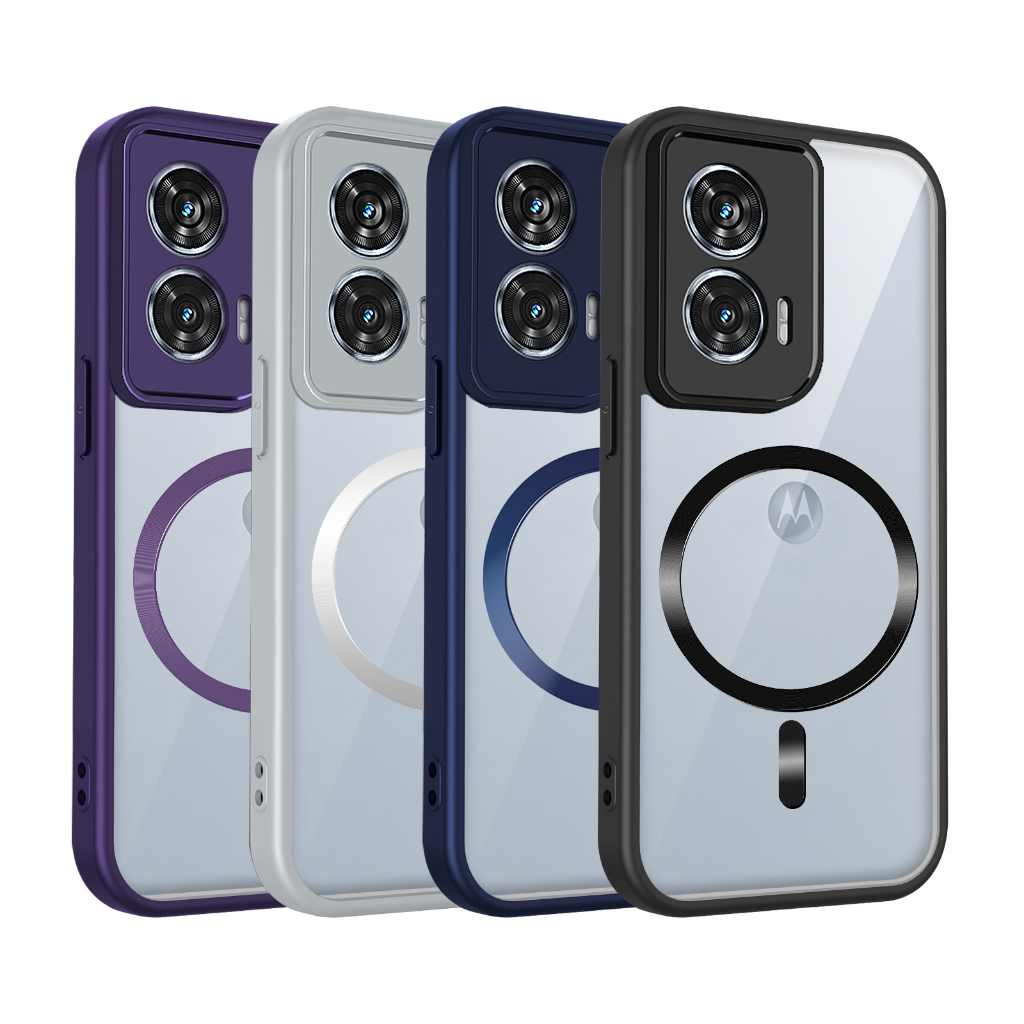 Ốp bảo vệ điện thoại TPU từ tính chống sốc cho Motorola G04 G04S G05 G14 G15 G15 Power G24 G34 G35 G45 4G 5G Vỏ bảo vệ chống sốc Vỏ điện thoại di động