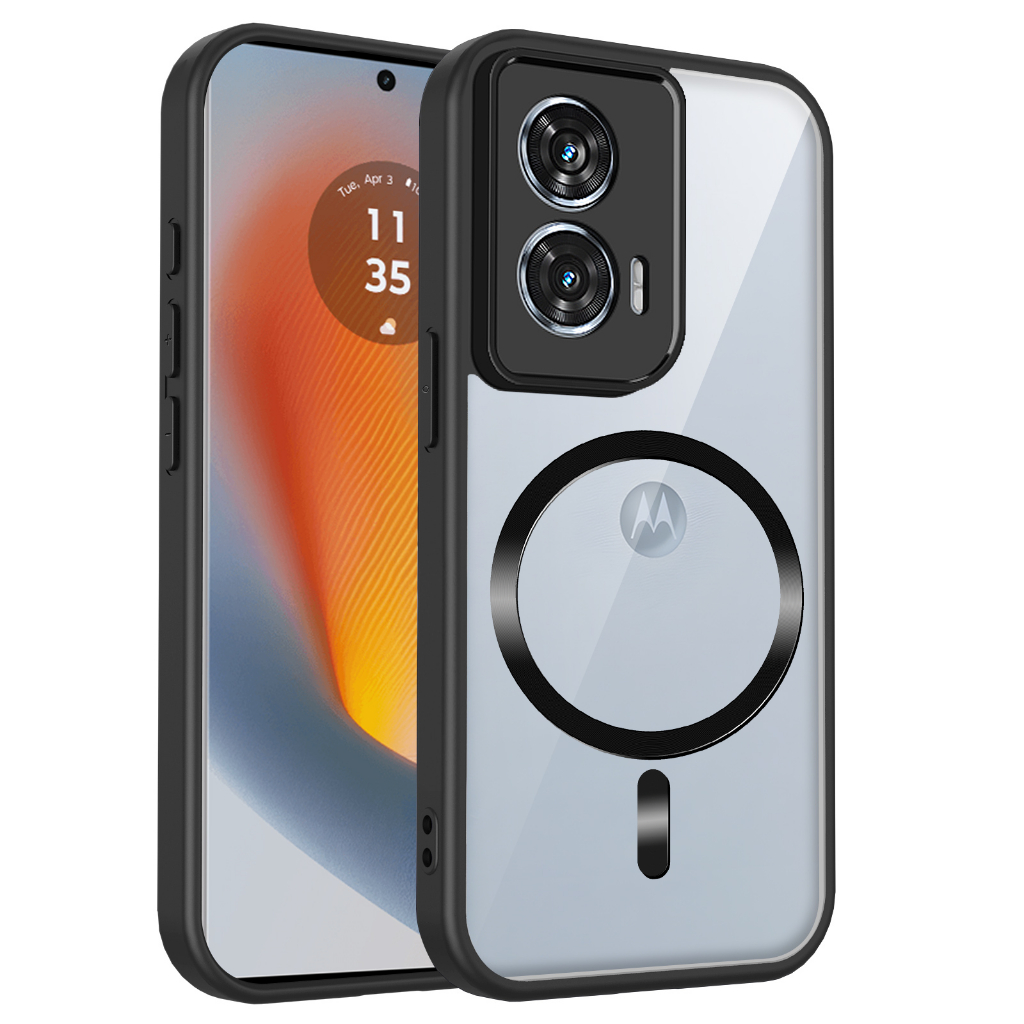 Ốp bảo vệ điện thoại TPU từ tính chống sốc cho Motorola G04 G04S G05 G14 G15 G15 Power G24 G34 G35 G45 4G 5G Vỏ bảo vệ chống sốc Vỏ điện thoại di động